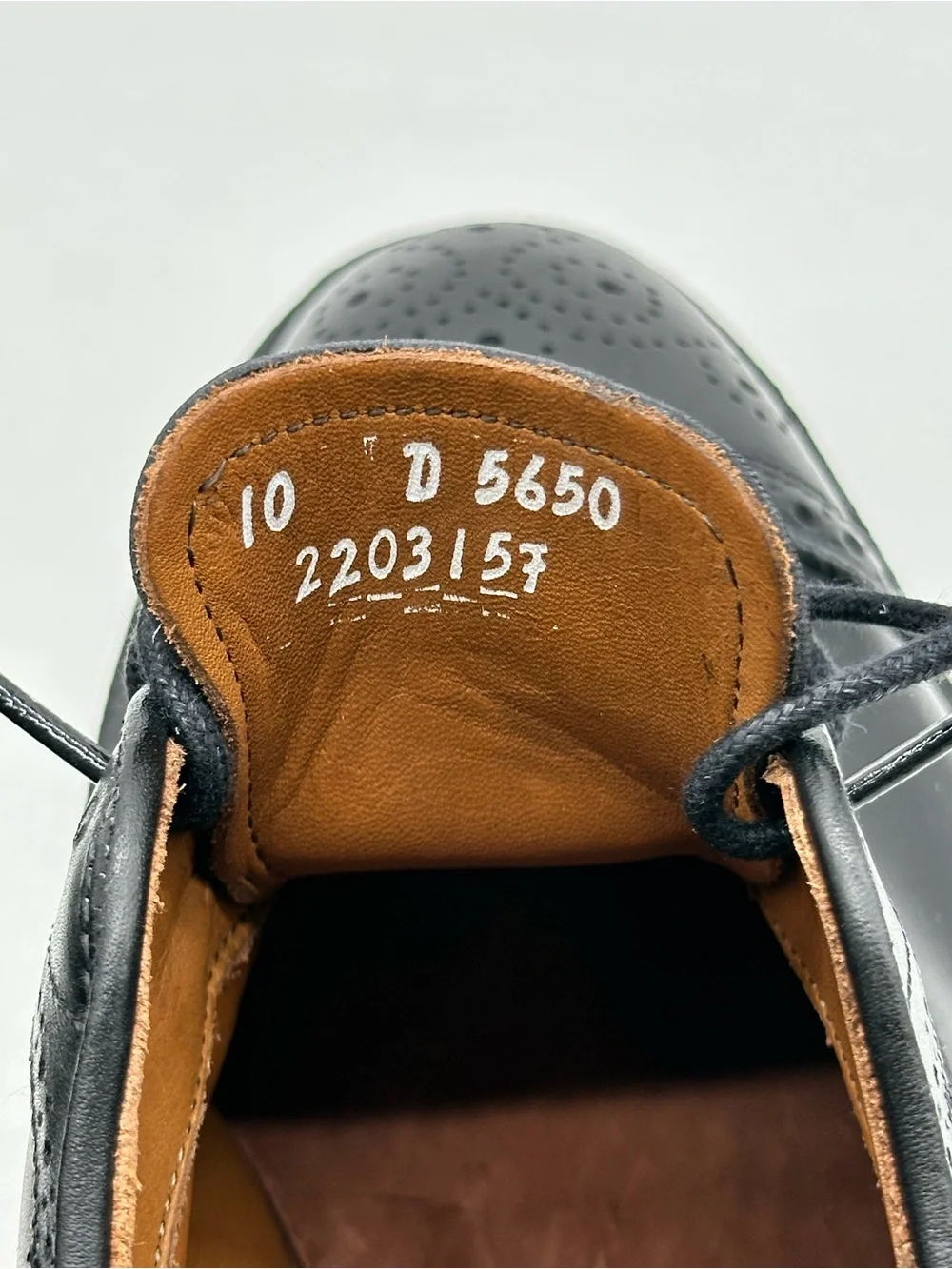 Allen Edmonds Black leather shoe. Size 10